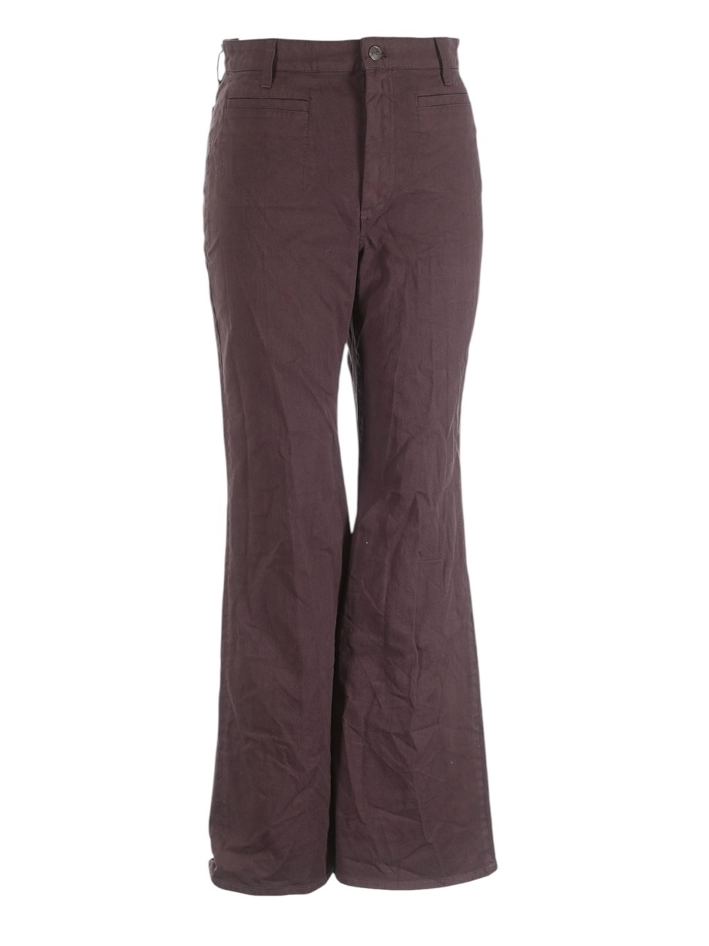 J. Crew Vintage Flare Pant in Washed Twill 30 Brown Retro Teacher Casual NWT
